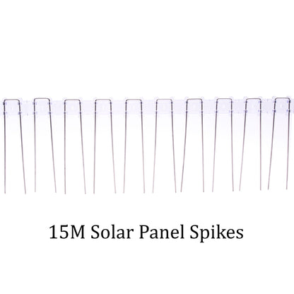 S4U 160mm Solar Panel Pigeon Bird Guard Stainless Steel Spikes Set Preventing Nesting Lightweight
