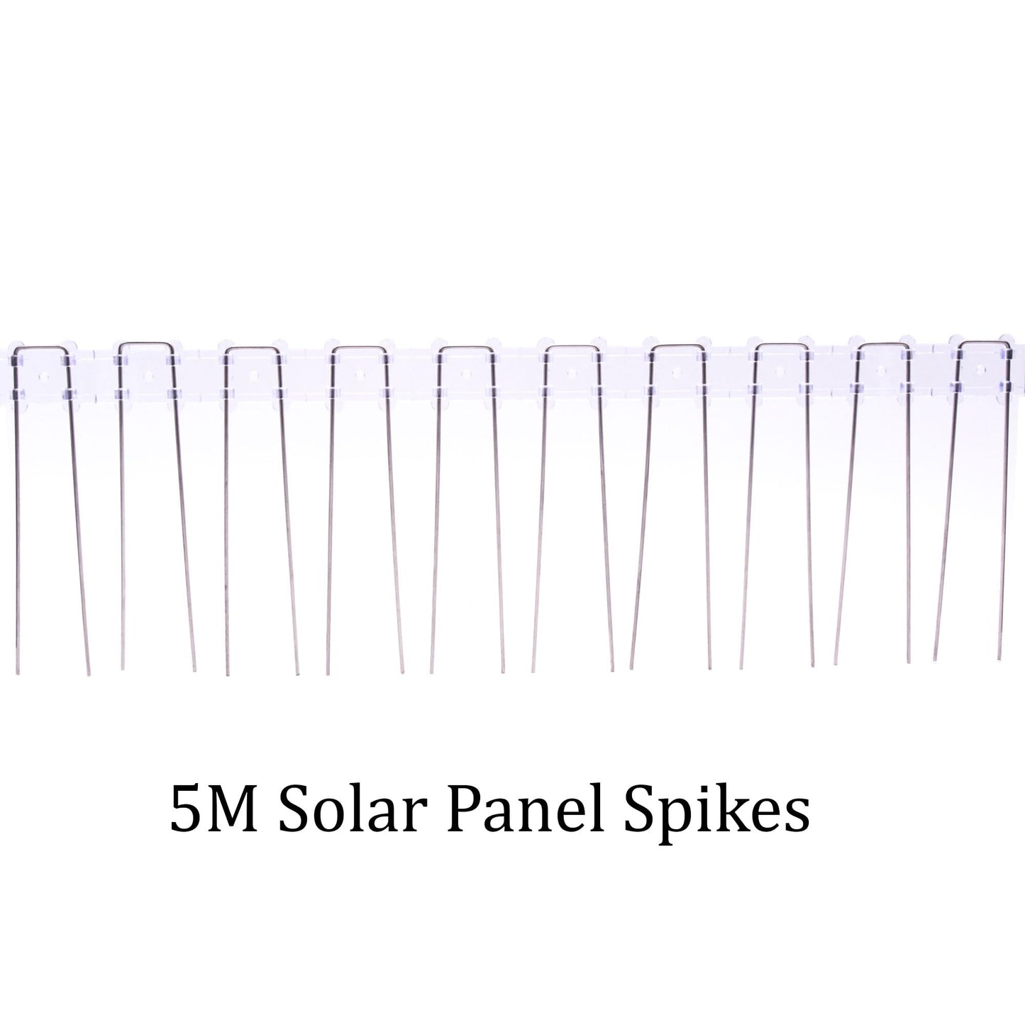 S4U 160mm Solar Panel Pigeon Bird Guard Stainless Steel Spikes Set Preventing Nesting Lightweight