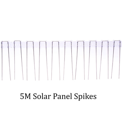 S4U 160mm Solar Panel Pigeon Bird Guard Stainless Steel Spikes Set Preventing Nesting Lightweight