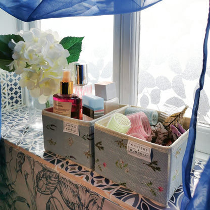 Masters & Burrell Wardrobe Dividers Set of Fabric Closet Organiser, Foldable Storage Boxes to Tidy Dresser, Office, Bra, Underwear, Tie, Socks, Bedroom, Collapsible Organizer