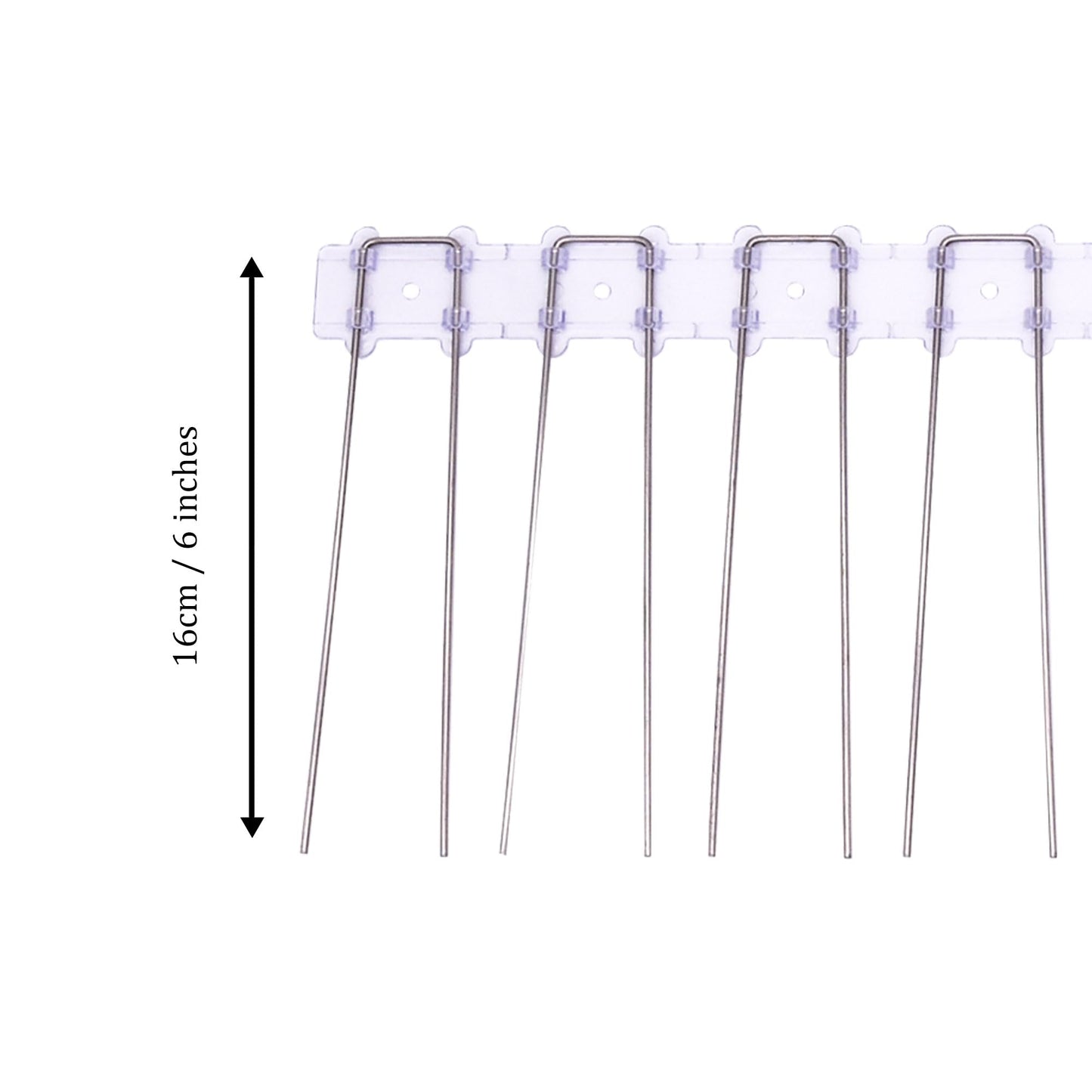 S4U 160mm Solar Panel Pigeon Bird Guard Stainless Steel Spikes Set Preventing Nesting Lightweight