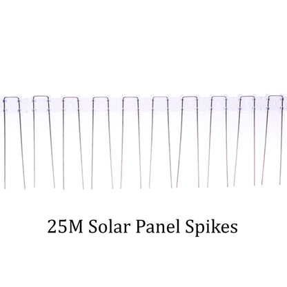S4U 160mm Solar Panel Pigeon Bird Guard Stainless Steel Spikes Set Preventing Nesting Lightweight