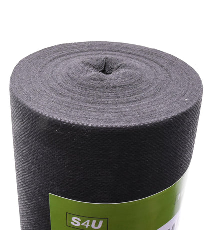 S4U Weed Control Membrane Durable Weed Barrier Fabric UV Stabilised Weed Barrier Breathable Garden Membrane for Pathways Flower Beds and Vegetable Gardens 1x50m