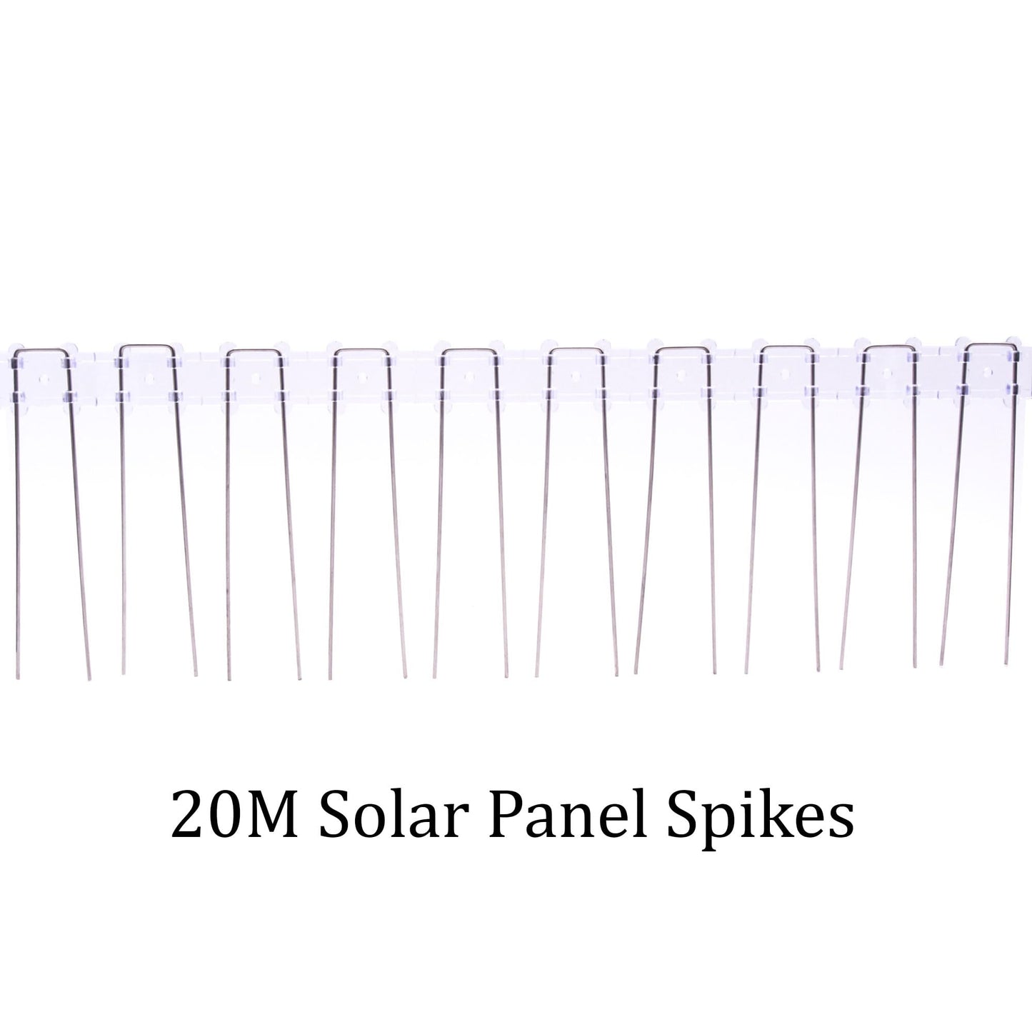 S4U 160mm Solar Panel Pigeon Bird Guard Stainless Steel Spikes Set Preventing Nesting Lightweight