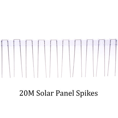 S4U 160mm Solar Panel Pigeon Bird Guard Stainless Steel Spikes Set Preventing Nesting Lightweight