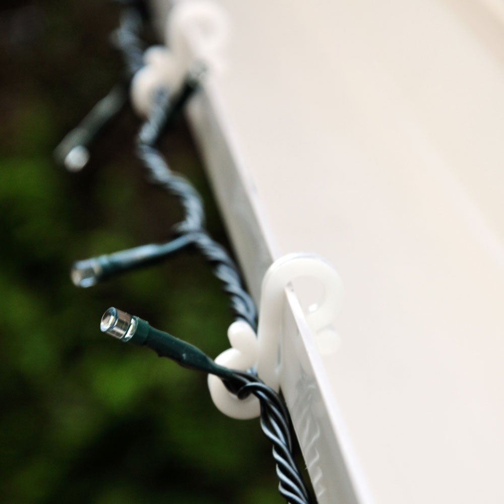 S4U Gutter Hooks, Gutter Hook Multi Pack for Securing Lights to Guttering