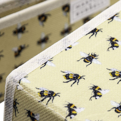 Masters & Burrell Wardrobe Dividers Set of Fabric Closet Organiser, Foldable Storage Boxes to Tidy Dresser, Office, Bra, Underwear, Tie, Socks, Bedroom, Collapsible Organizer