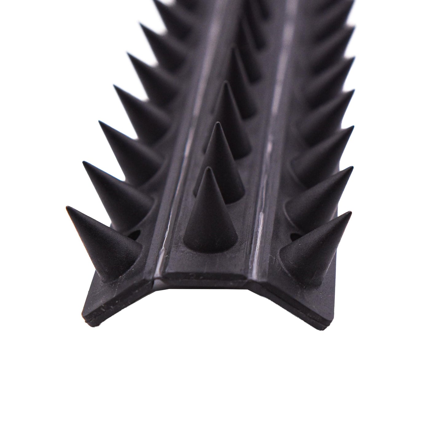 S4U Fence Wall Spikes Garden Security Guard Anti Climb Cat Bird Spikes Intruder Pest Deterrent 50 x 4.5 x 1.5cm Warning Sign & Screws Included