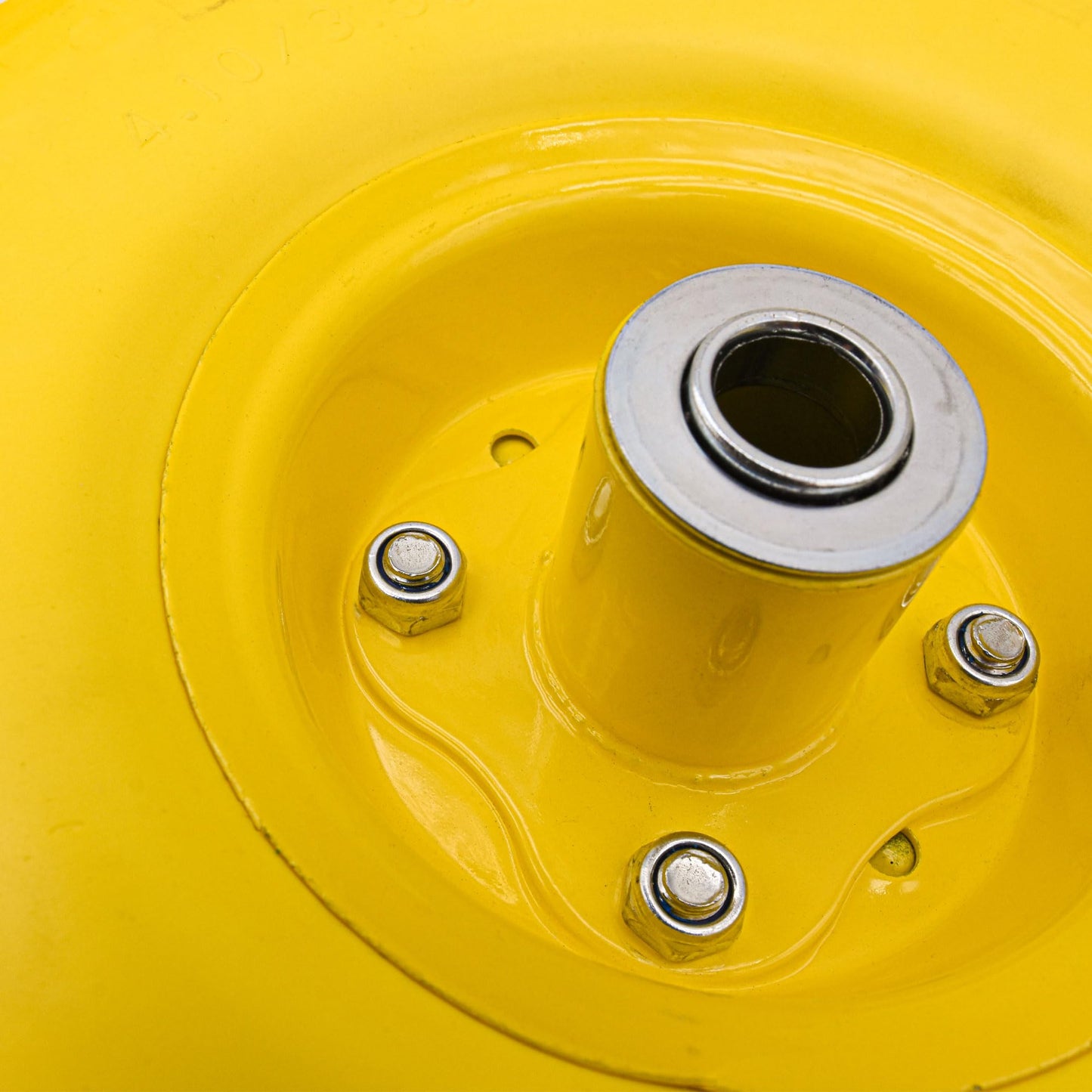 S4U 2x10” Sack Barrow Wheels Hand Truck Trolley Wheels Cart Solid Wheelbarrow Wheel 3.5-4 PU Heavy Duty Puncture Proof Trolley Wheels 16mm Bearing Wheel Nylon locking nuts