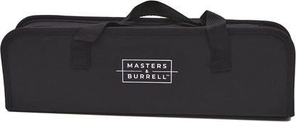 Masters & Burrell BBQ Tool Set and Storage Case 20 Piece Barbeque Accessories Kit Includes Spatula, Fork, Tongs, Basting Brush Heavy Duty Stainless Steel Utensils for Outdoor Cooking