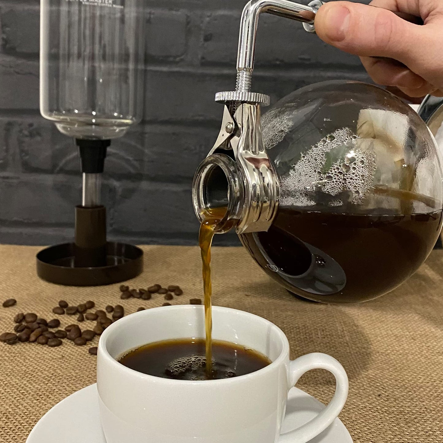 S4U® Coffee Master 5-Cup Syphon/Vacuum Glass Coffee Maker (5-Cup Coffee Maker)