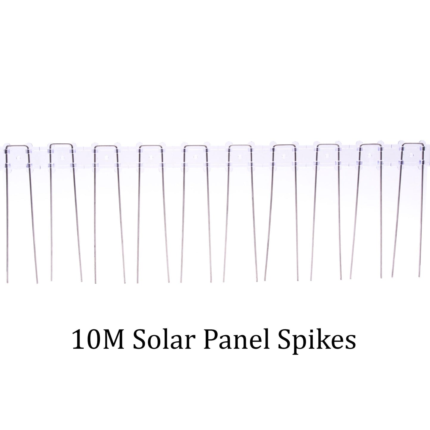 S4U 160mm Solar Panel Pigeon Bird Guard Stainless Steel Spikes Set Preventing Nesting Lightweight