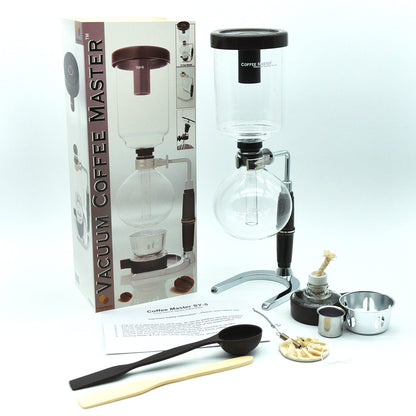 S4U® Coffee Master 5-Cup Syphon/Vacuum Glass Coffee Maker (5-Cup Coffee Maker)